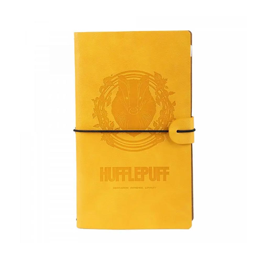 Σημειωματάριο Δερματίνη Με Λάστιχο Harry Potter Hufflepuff CTBV019 Erik - 0