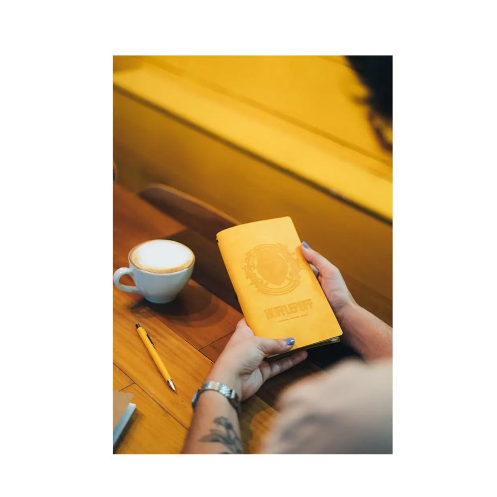 Σημειωματάριο Δερματίνη Με Λάστιχο Harry Potter Hufflepuff CTBV019 Erik - 4