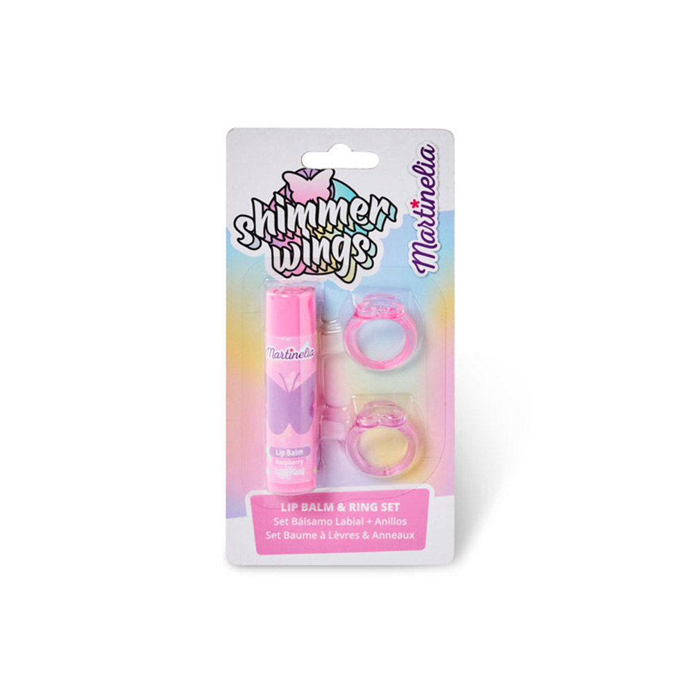 Shimmer Wings Lip Balm & Ring Set L-11949 Martinelia - 55603