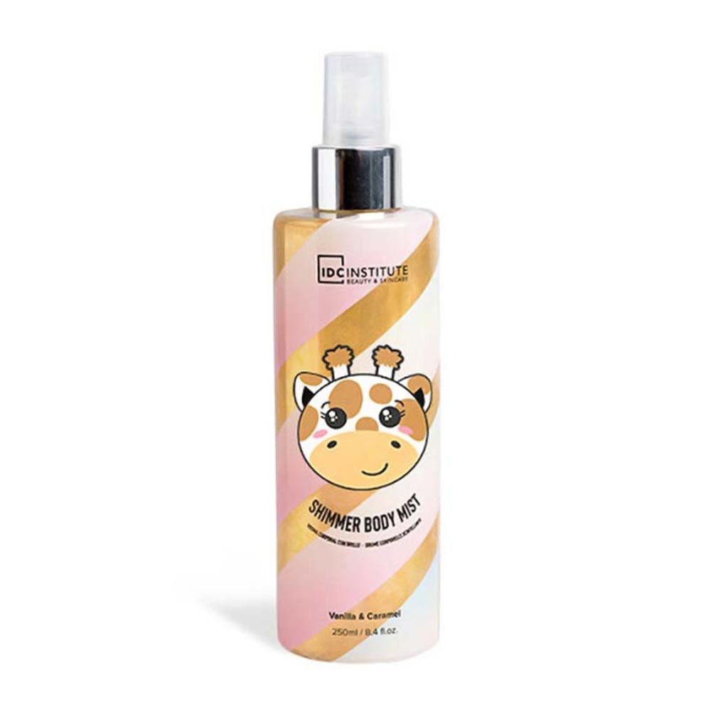 Body Mist Shimmer Cute Animals Giraffe Vanilla & Caramel BM-12185 IDC Institute - 0