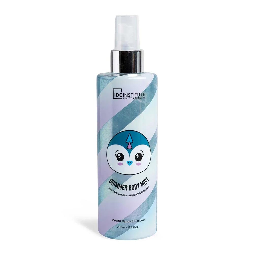 Body Mist Shimmer Cute Animals Penguin Cotton Candy & Coconut BM-12186 IDC Institute - 0