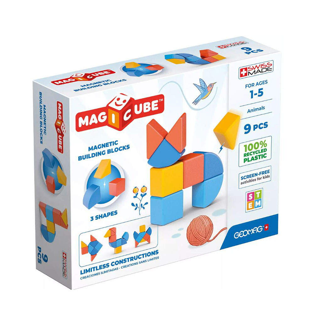 Μαγνητικό Παιχνίδι Magicube Magnetic Building Blocks 9τμχ 201 Geomag - 70678