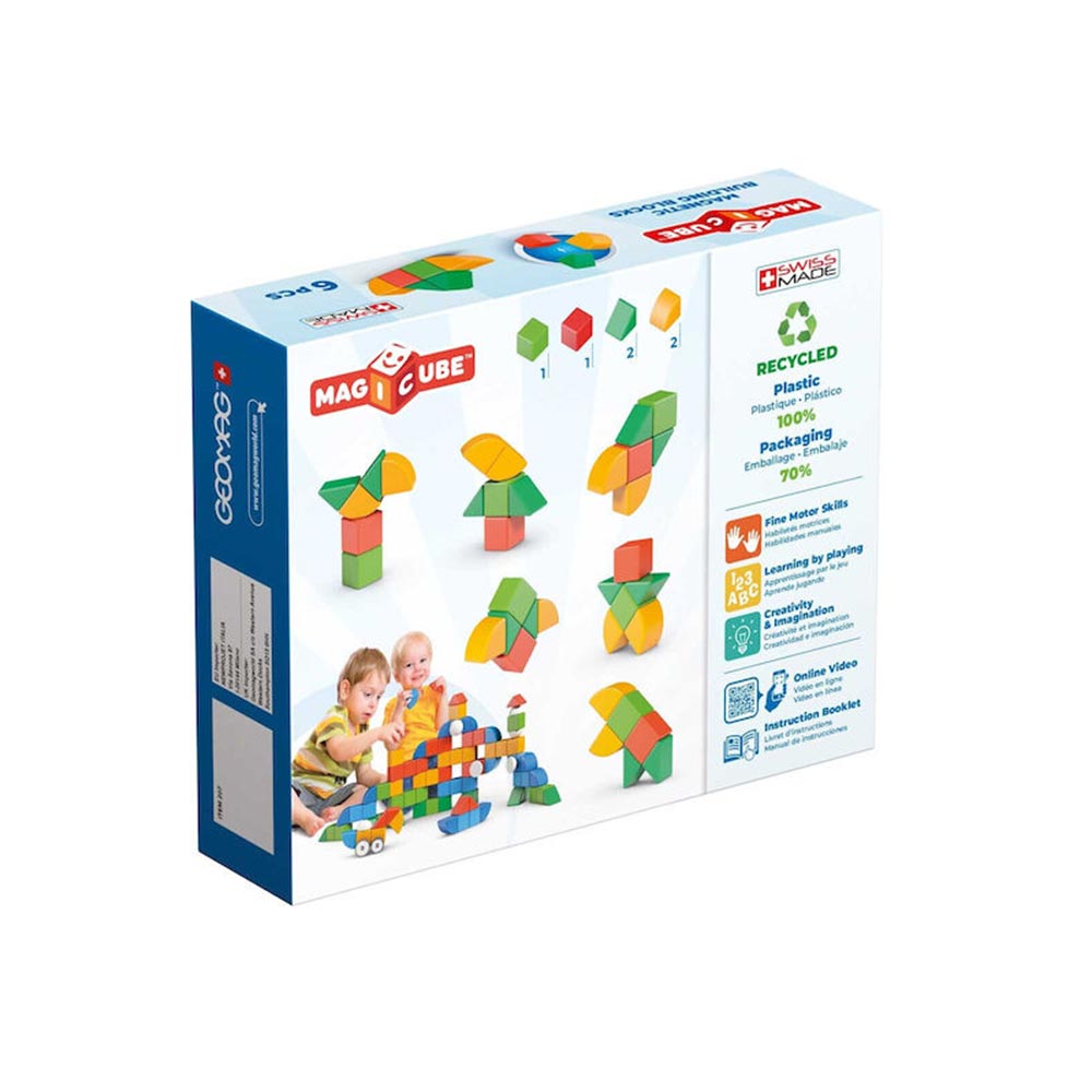 Magnetic Building Blocks 6 Magicube PF.331.200.00 Geomag - 2