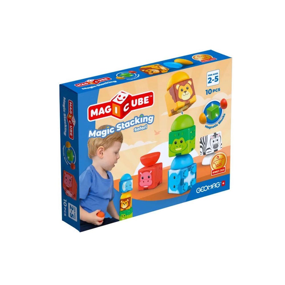Magnetic Magic Stacking Safari 10 Magicube PF.331.305.00 Geomag - 109893