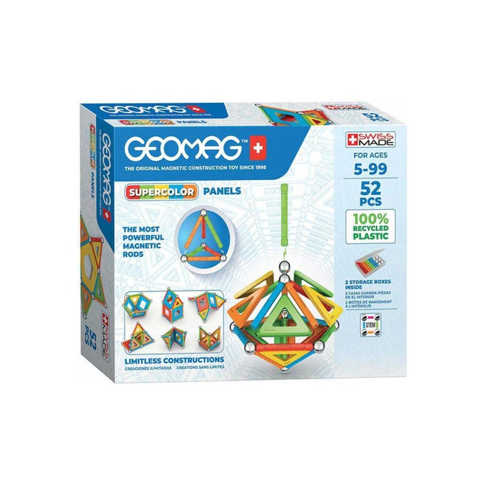 Μαγνητικό Παιχνίδι Supercolor Panels 52τμχ PF.526.378.00 Geomag - 1