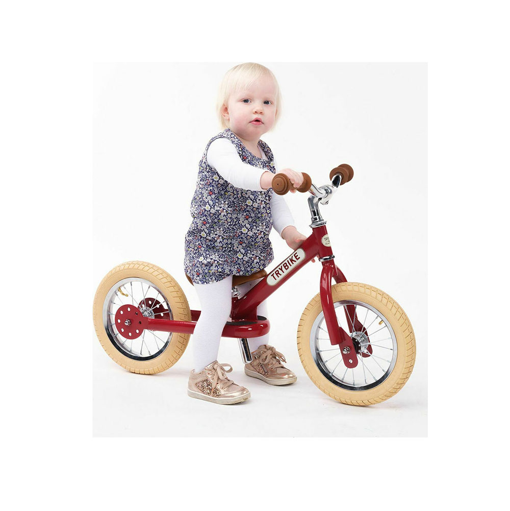 Ποδήλατο Ισορροπίας Vintage Κόκκινο Trybike - 4