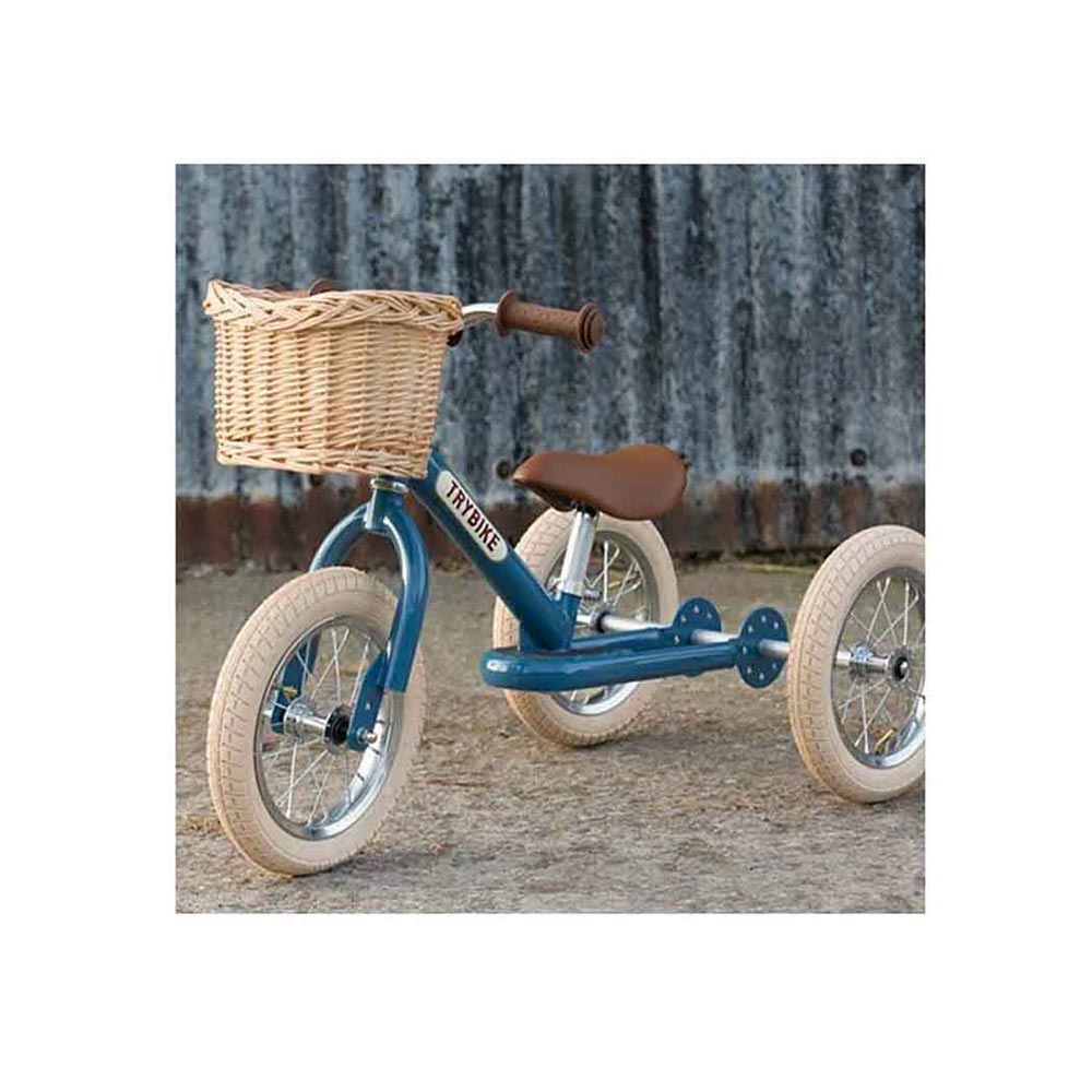 Τρίκυκλο που Μετατρέπεται σε Ποδήλατο Ισορροπίας Vintage Μπλε Trybike - 3