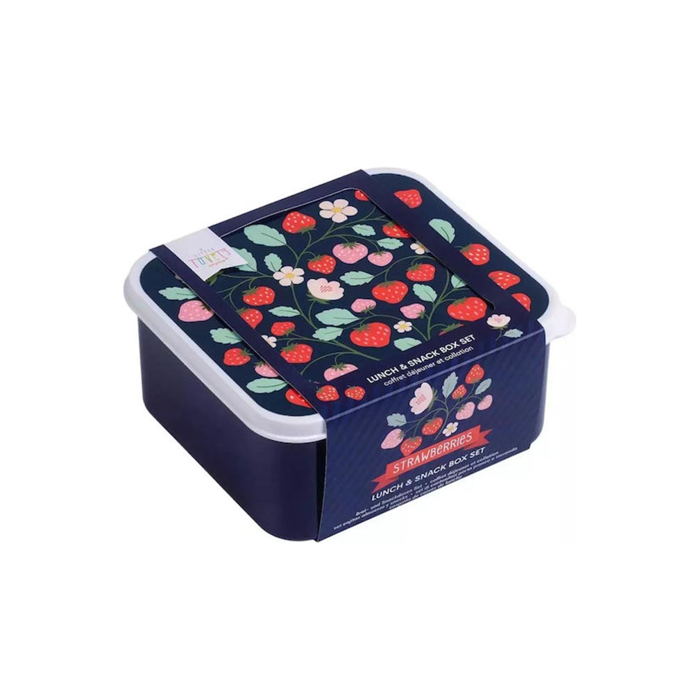 Δοχείο Φαγητού Lunch Box Set Strawberries SBSEST60 A little lovely company - 3