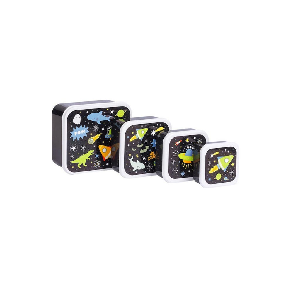 Σετ 4 Δοχεία Φαγητού Galaxy SBSEGA74 A little lovely company - 99331