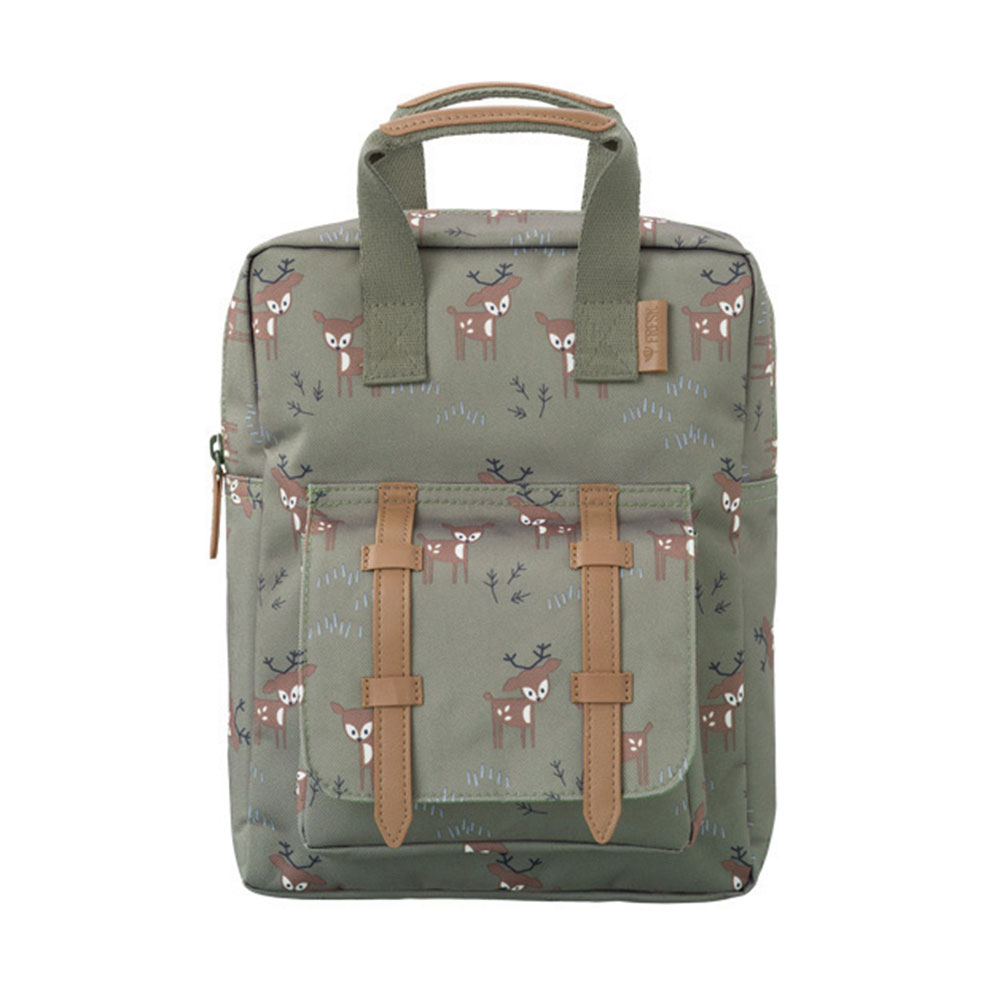 Τσάντα Πλάτης Deer Olive Small FB800-81 Fresk - 44223