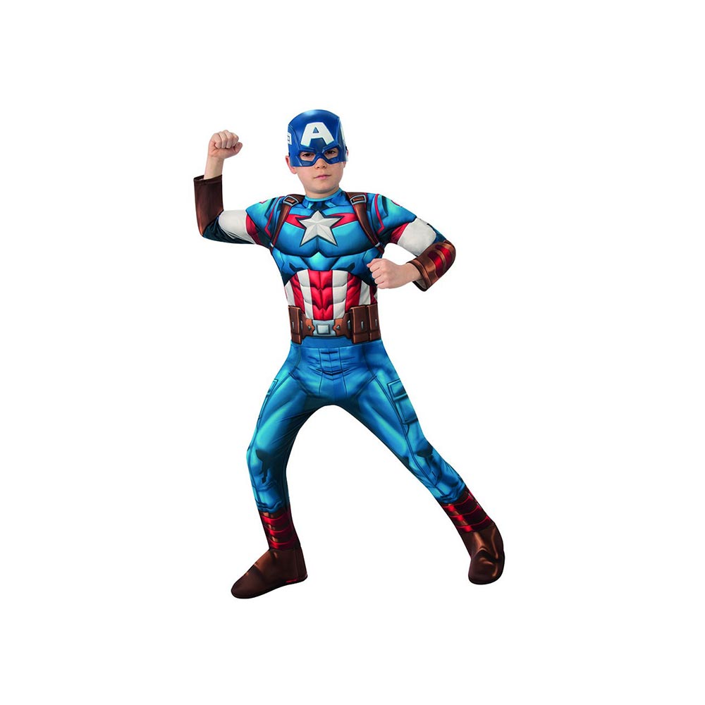Αποκριάτικη Παιδική Στολή Marvel - Captain America 702563 Rubies - 51273