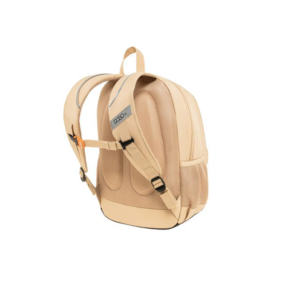 Τσάντα Πλάτης Pins 'Ωχρα 9-01-059-7700 Polo με ΕΓΓΥΗΣΗ - 1