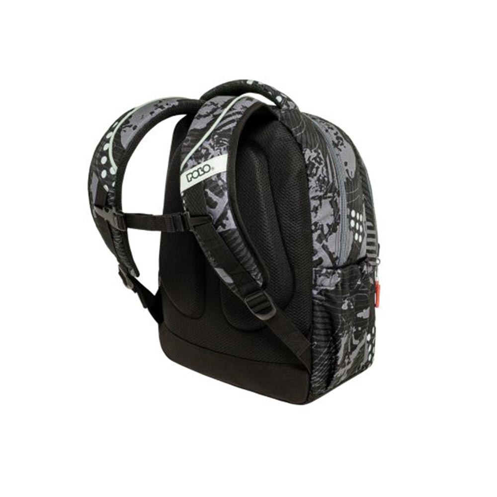 Τσάντα Πλάτης Sparkle Grey Pattern 9-01-061-8438 (2026)  Polo με ΕΓΓΥΗΣΗ - 2