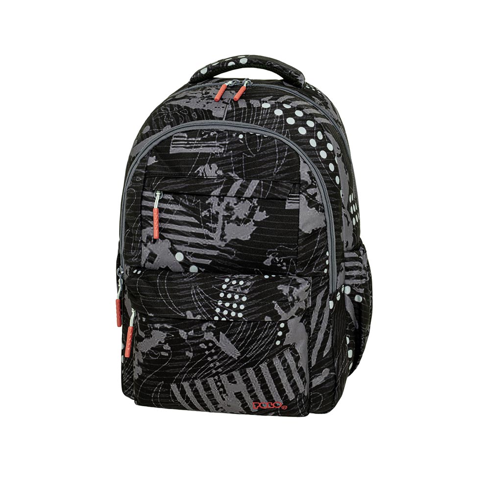 Τσάντα Πλάτης Sparkle Grey Pattern 9-01-061-8438 (2026)  Polo με ΕΓΓΥΗΣΗ - 1