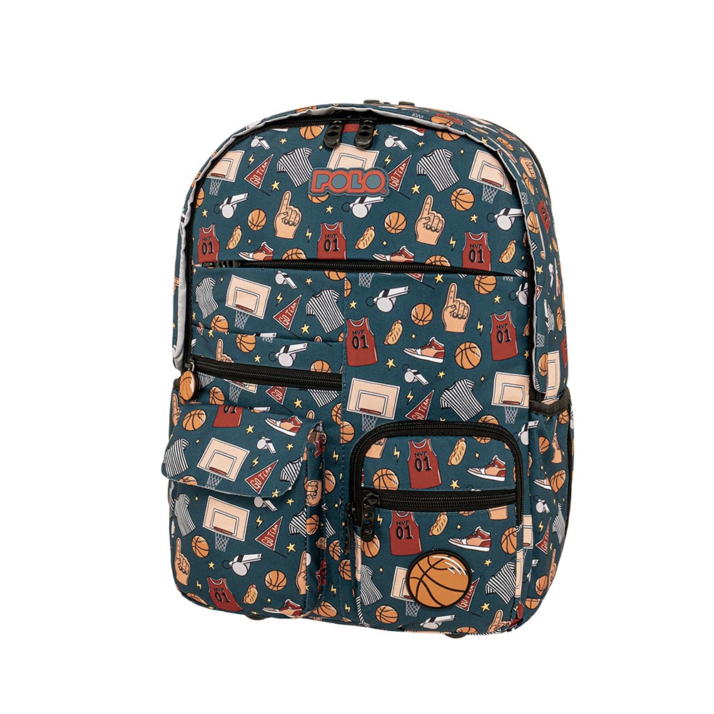 Τσάντα Πλάτης Youngster Basketball 9-01-068-8442 Polo με ΕΓΓΥΗΣΗ - 114259