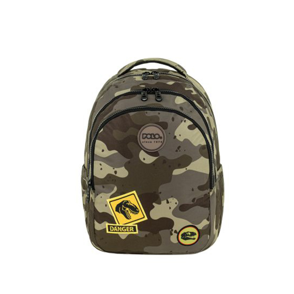 Τσάντα Πλάτης Focus Camo Χακί 9-01-078-8309 Polo με ΕΓΓΥΗΣΗ - 3