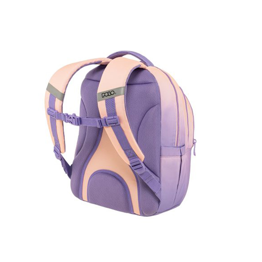 Τσάντα Πλάτης Focus Ρόζ/ Μωβ 9-01-078-8411 Polo με ΕΓΓΥΗΣΗ - 1