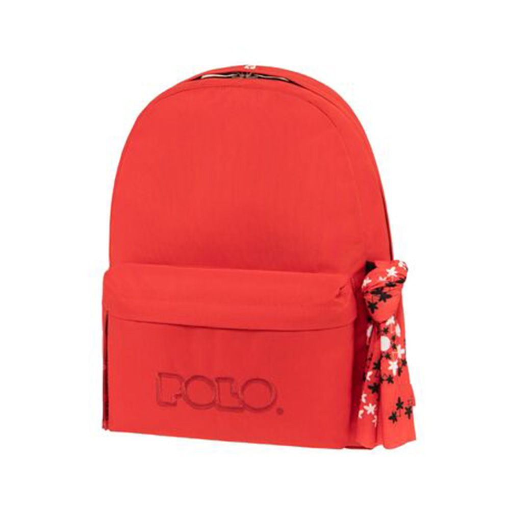 Τσάντα Πλάτης Original Double Scarf Κόκκινο 9-01-235-3000 Polo με ΕΓΓΥΗΣΗ - 116234