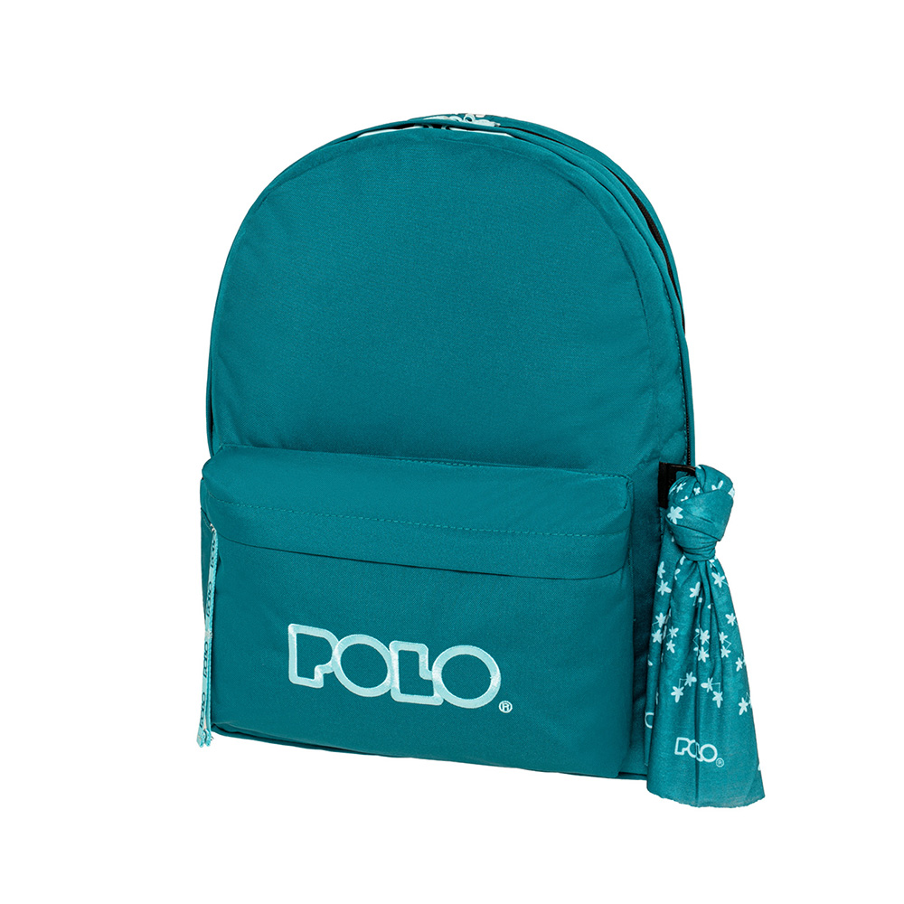 Τσάντα Πλάτης Original Double Scarf Πετρόλ / Γαλάζιο 9-01-235-5853 Polo με ΕΓΓΥΗΣΗ - 116023