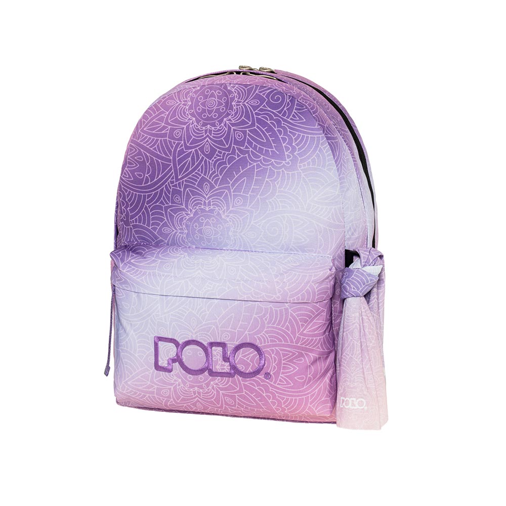 Τσάντα Πλάτης Original Double Scarf Gradient Μωβ/Ρόζ (2026) 9-01-262-8411 Polo με ΕΓΓΥΗΣΗ - 114326