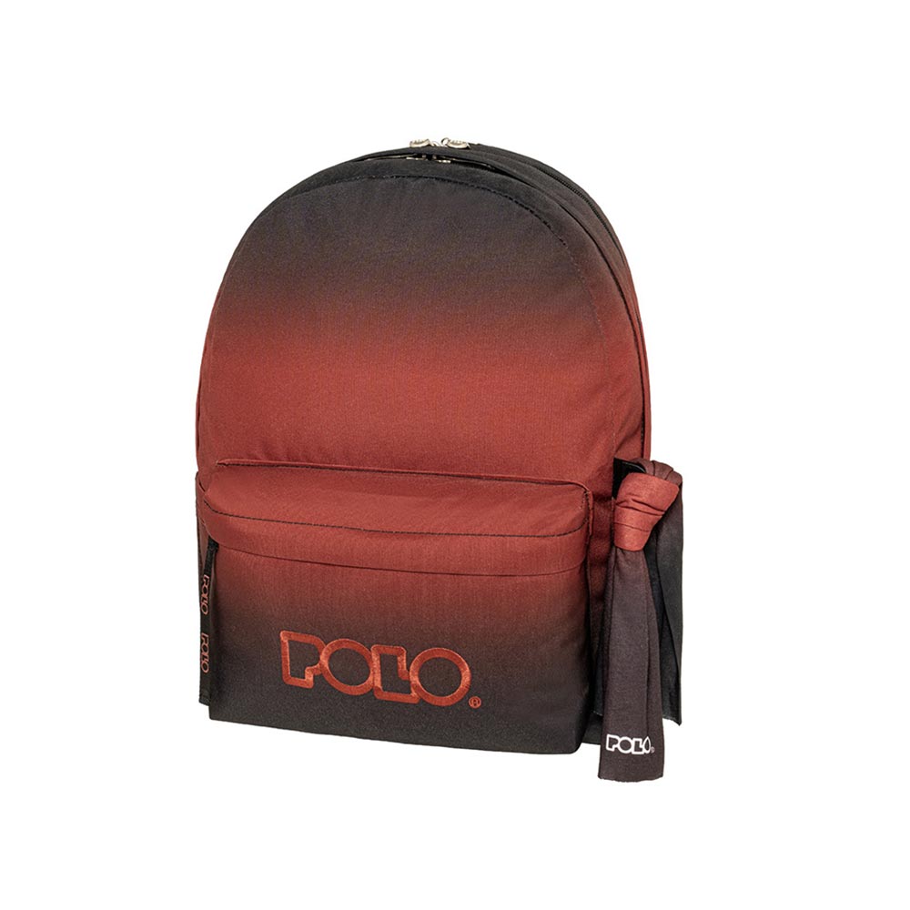 Τσάντα Πλάτης Original Double Scarf Gradient Μαύρη/Κόκκινο (2026) 9-01-262-8414 Polo με ΕΓΓΥΗΣΗ - 114346