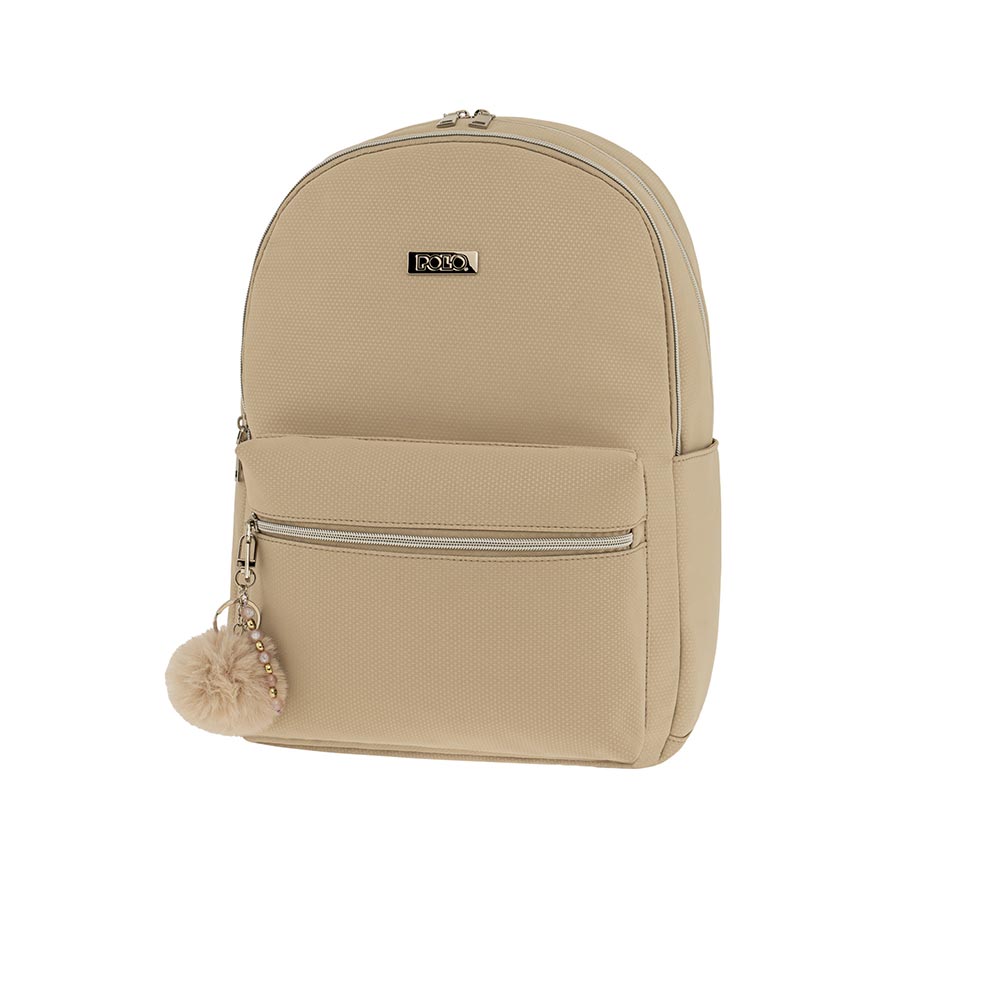 Τσάντα Πλάτης Gridon Μπέζ 9-02-075-7700 Polo με ΕΓΓΥΗΣΗ - 114388