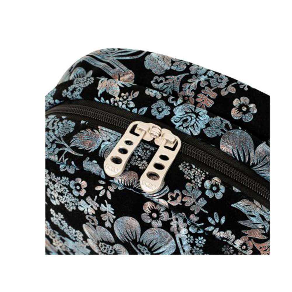 Τσάντα Πλάτης Fennec Flowers Μαύρο 9-02-076-5200 Polo με ΕΓΓΥΗΣΗ - 1