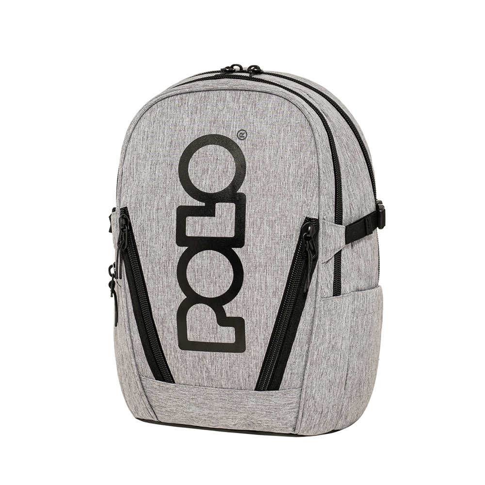 Τσάντα Πλάτης Urbino Ανοιχτό Γκρί 9-02-078-2200 Polo με ΕΓΓΥΗΣΗ - 116048