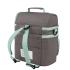 Τσαντάκι Φαγητού Χειρός/Ώμου/Πλάτης Double Cooler Ισοθερμικό Σταχτί/Τιρκουάζ 9-07-096-2759 Polo - 1