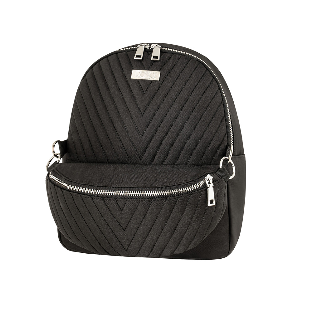 Τσάντα Πλάτης Chiqua Μαύρη 9-11-004-2000 Polo - 114723