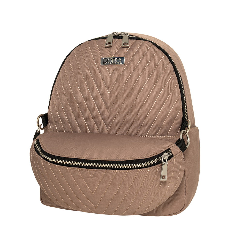 Τσάντα Πλάτης Chiqua Μπέζ 9-11-004-7400 Polo - 116072