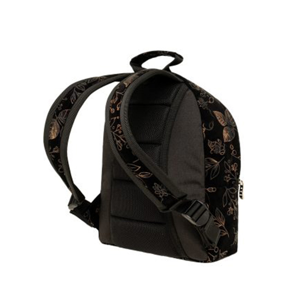 Τσάντα Πλάτης Mini Fennec Leaves Μαύρο/Χρυσό 9-11-006-2000 Polo με ΕΓΓΥΗΣΗ - 1