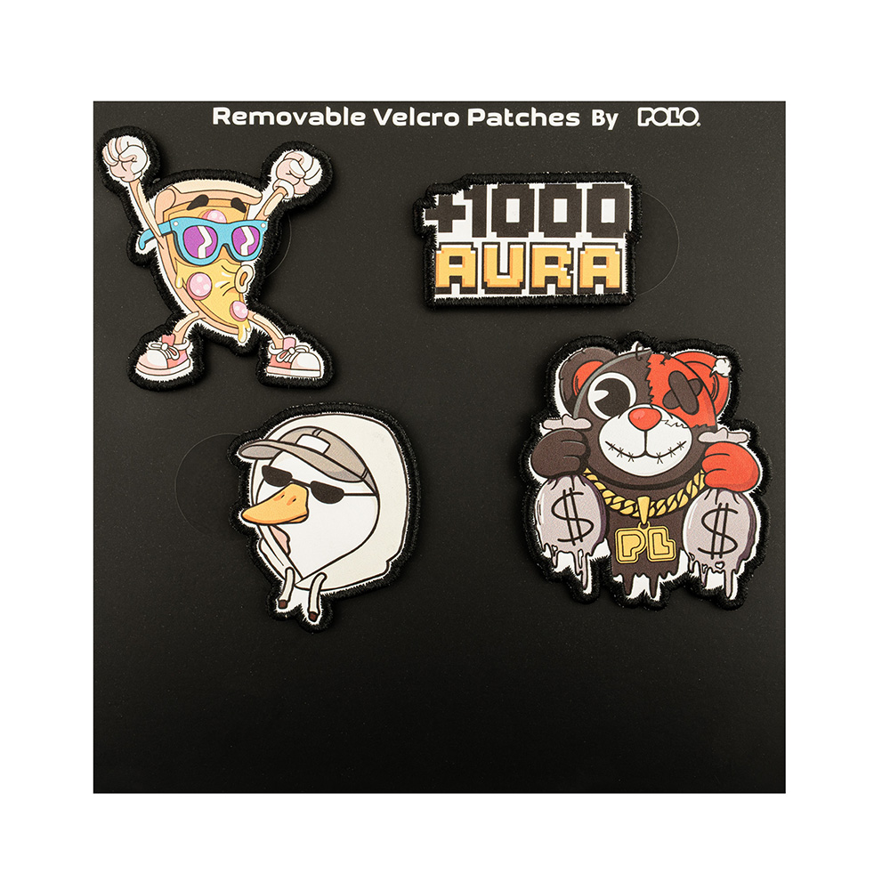 Αυτοκόλλητα Βέλκρο Pins and Patches 6Τεμ. 9-17-006-PATCH3 Polo