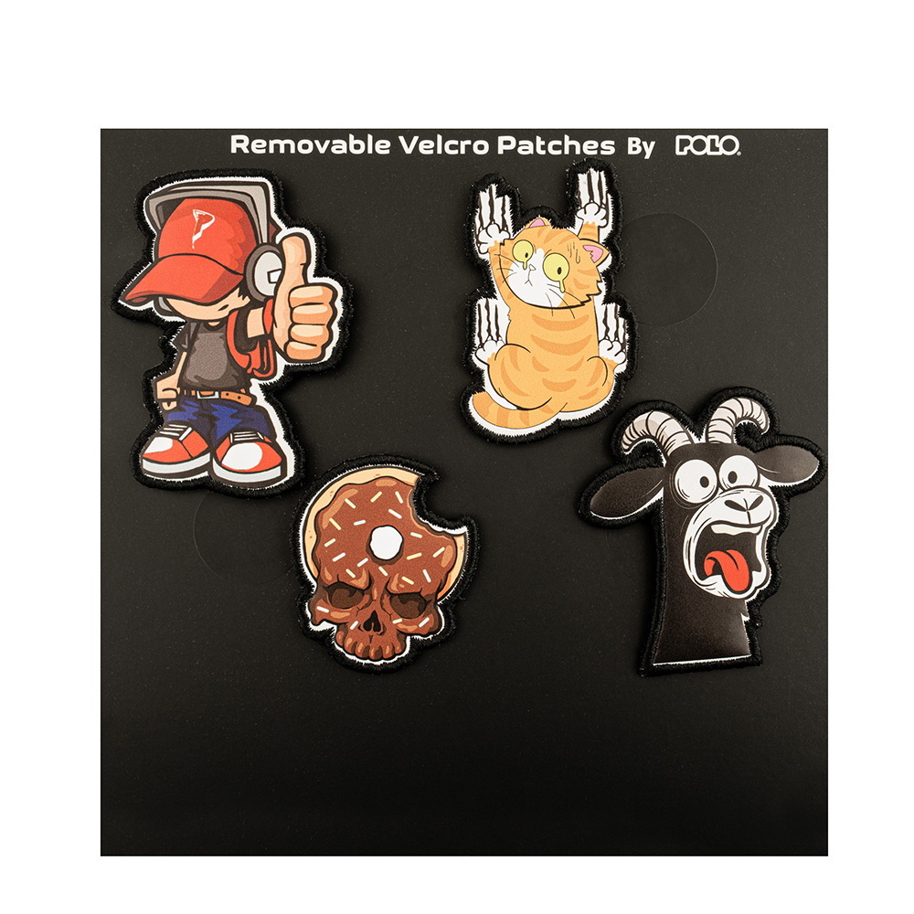 Αυτοκόλλητα Βέλκρο Pins and Patches 6Τεμ. 9-17-006-PATCH2 Polo