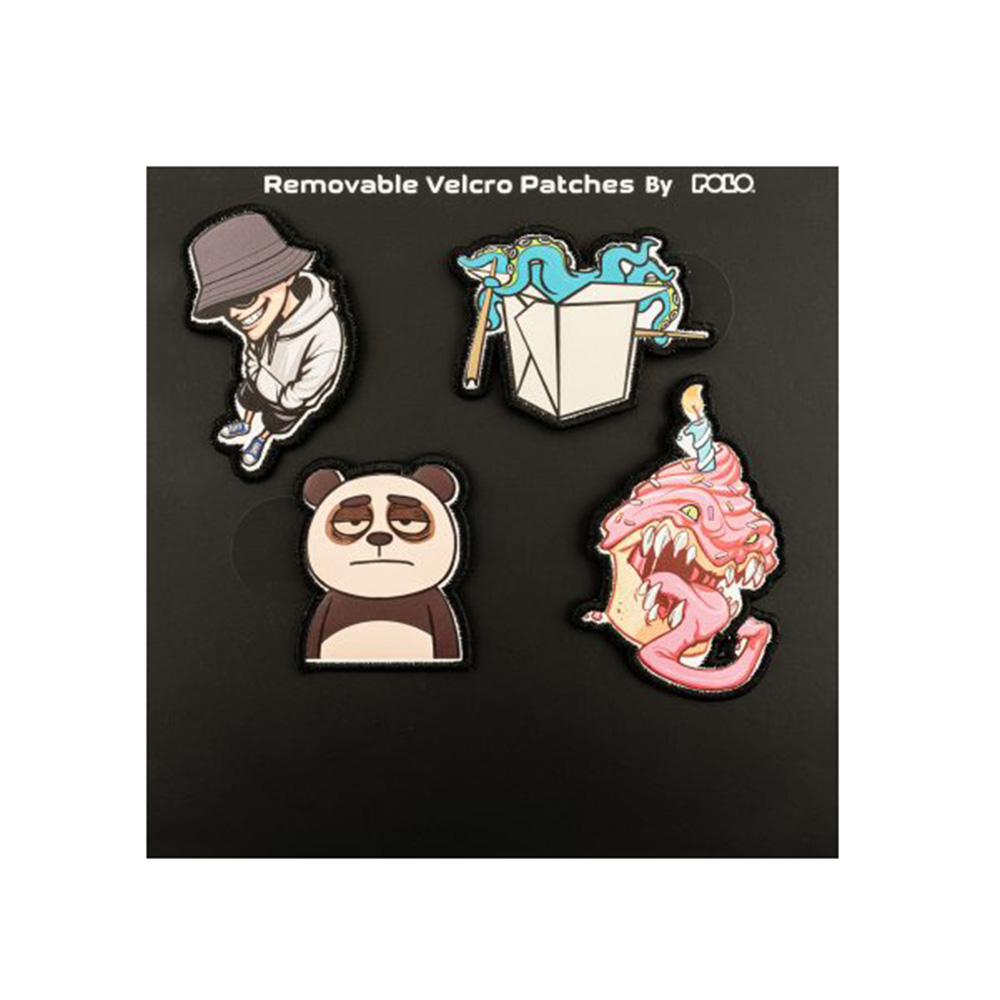 Αυτοκόλλητα Βέλκρο Pins and Patches 6Τεμ. 9-17-006-PATCH1 Polo