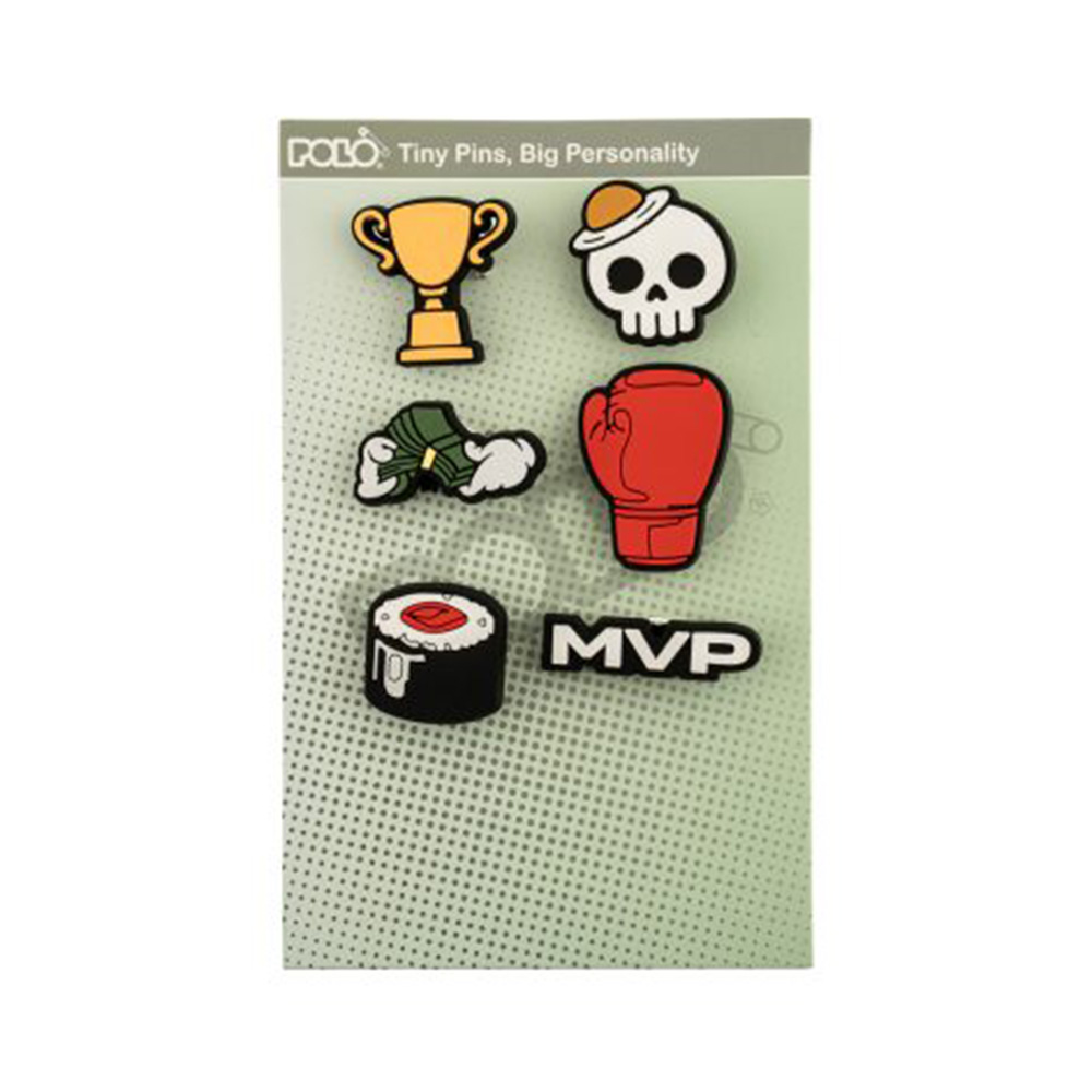 Διακοσμητικές Καρφίτσες Pins and Patches 6Τεμ. 9-17-006-PIN1 Polo