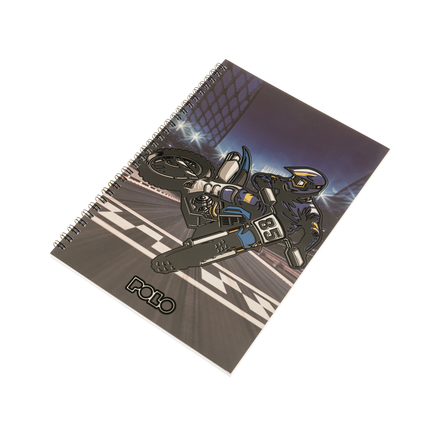 Τετράδιο Α4 Σπιράλ 60Φ 2Θ Motorcycle 9-19-003-8422 Polo - 116326