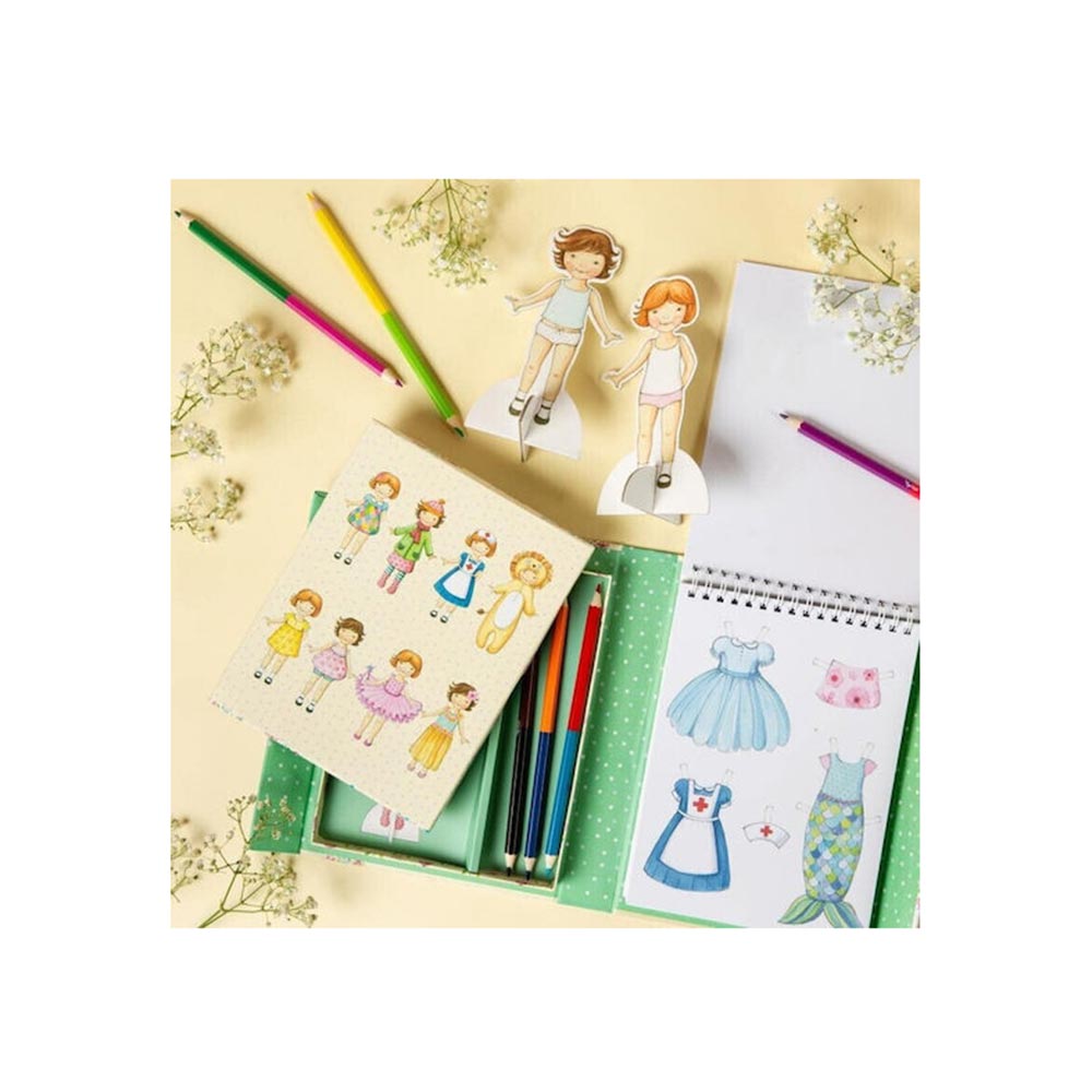 Σετ Δραστηριοτήτων - Paper Dolls Kit - Vintage 6-0220 Tiger Tribe - 4