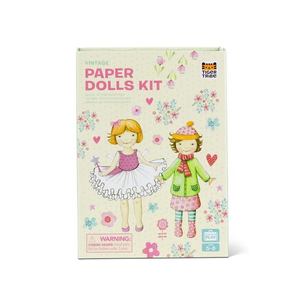 Σετ Δραστηριοτήτων - Paper Dolls Kit - Vintage 6-0220 Tiger Tribe - 121045