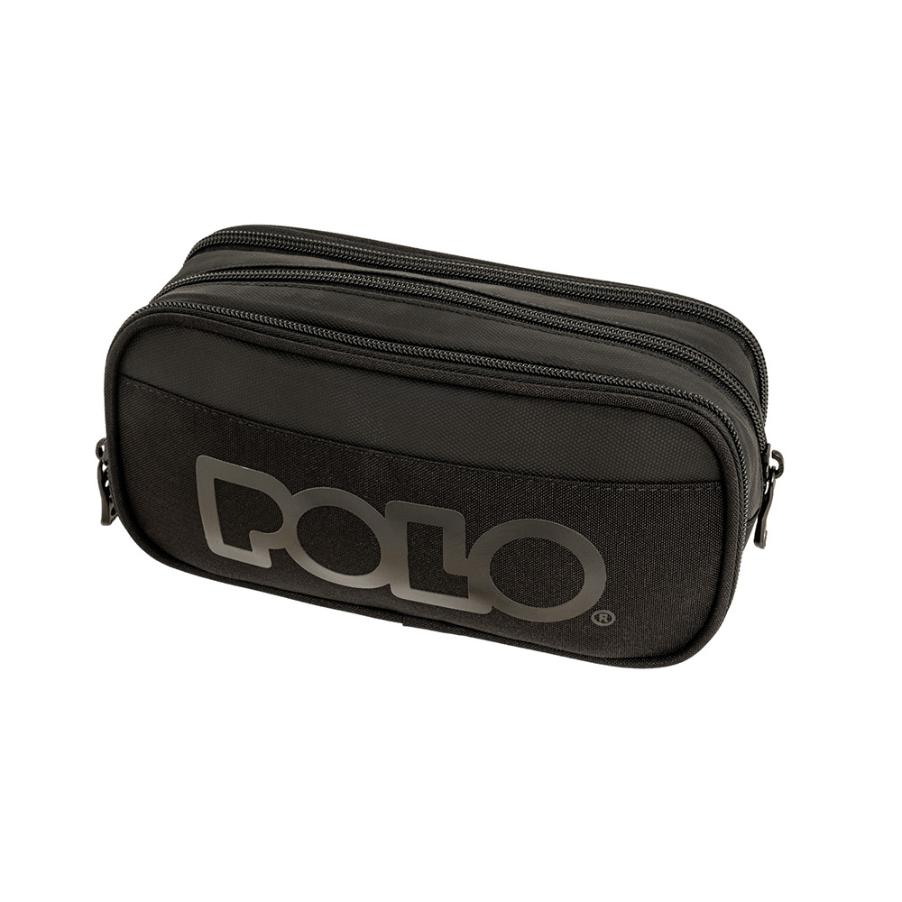 Κασετίνα Cryptic με 3 Θήκες Μαύρο 9-37-001-2002 Polo - 115111
