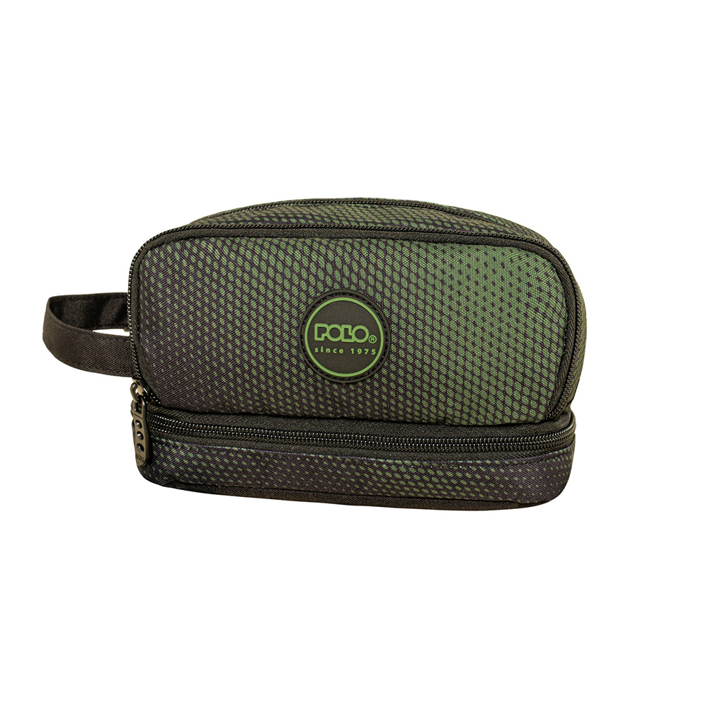 Κασετίνα Τριπλή Handle Πράσινο/ Μαύρο 9-37-015-8118 Polo - 116243