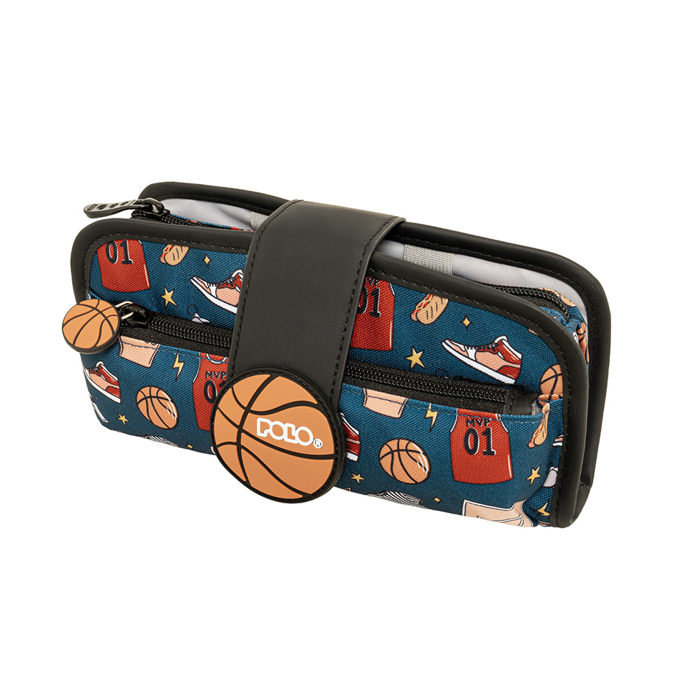 Κασετίνα Rubber Basketball  9-37-019-8442 Polo - 116257