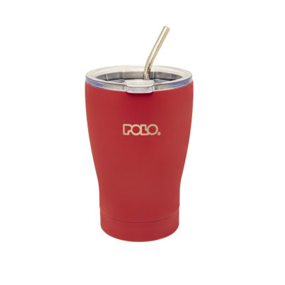 Ποτήρι Θερμός Ανοξείδωτο Coffee Mug Κόκκινο 350ml 9-49-024-4100 Polo - 116121