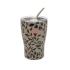 Ποτήρι Θερμός Ανοξείδωτο Coffee Mug Γκρί Leaves 350ml 9-49-024-8483 Polo - 0