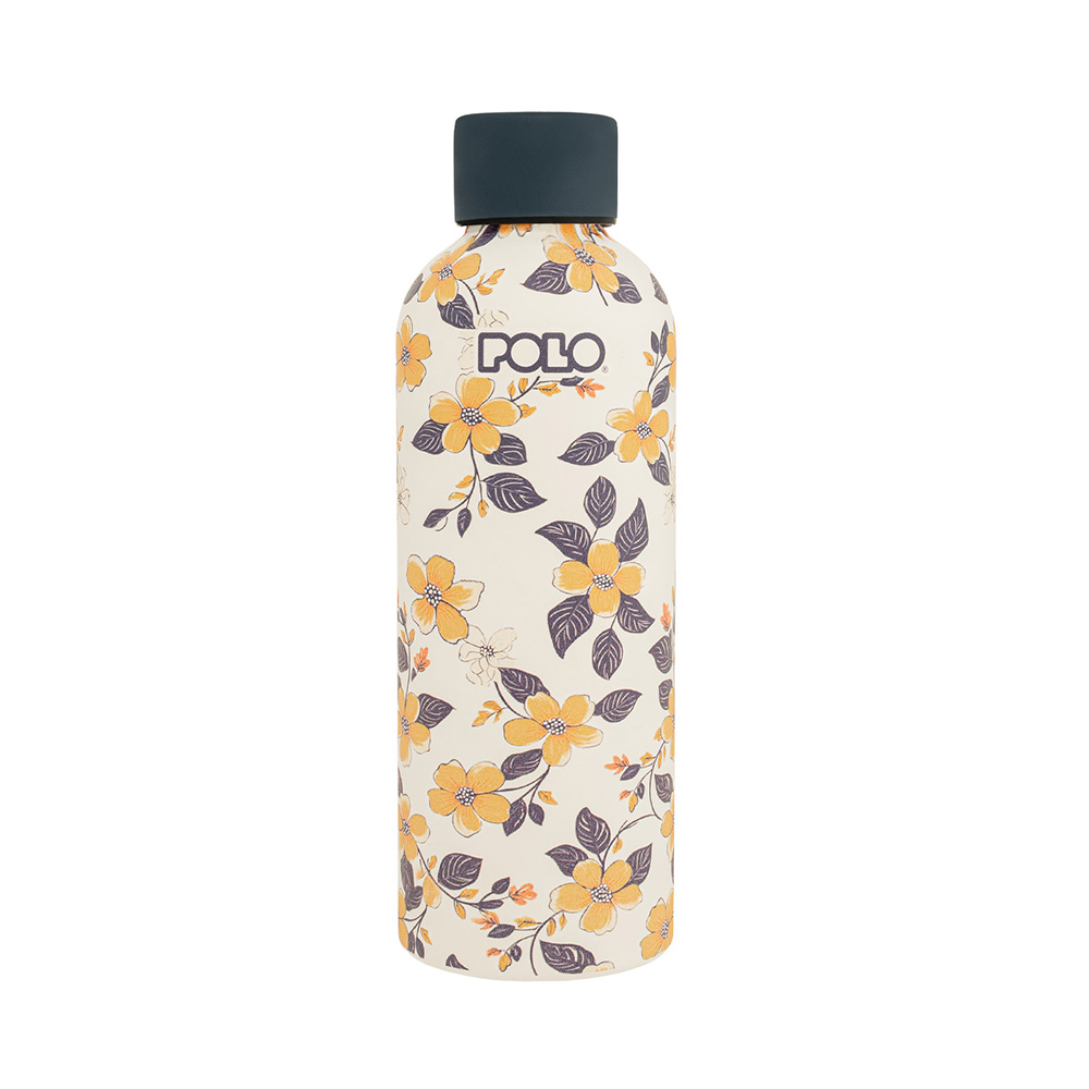 Ανοξείδωτο Μπουκάλι Θερμός Stainless Steel Blossom Yellow Floral 500ml 9-49-032-8475  Polo - 116168