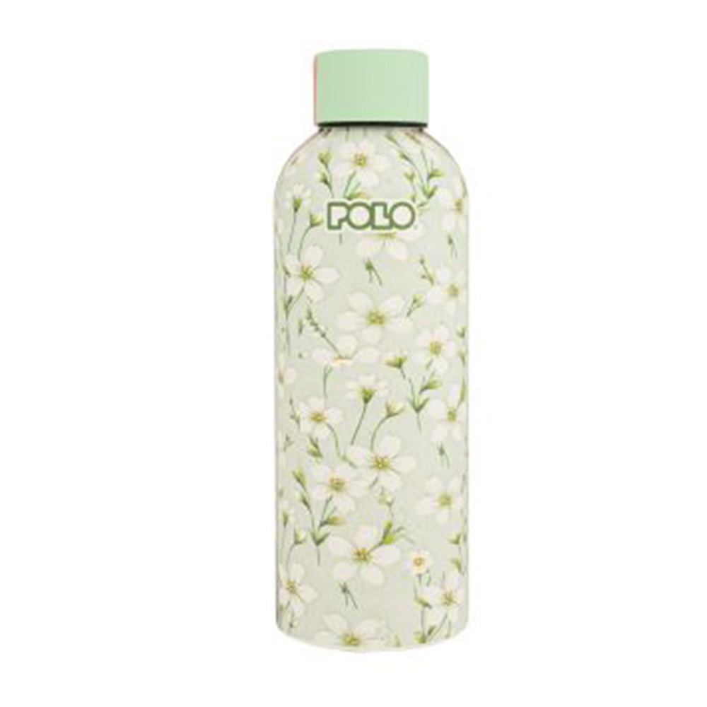 Ανοξείδωτο Μπουκάλι Θερμός Stainless Steel Blossom Cyan Floral 500ml 9-49-032-8479  Polo - 116159