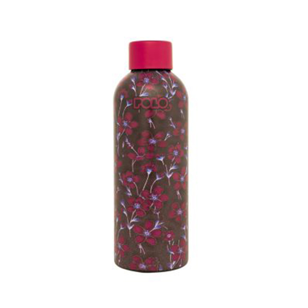 Ανοξείδωτο Μπουκάλι Θερμός Stainless Steel Blossom Red Floral 500ml 9-49-032-8480  Polo - 116162