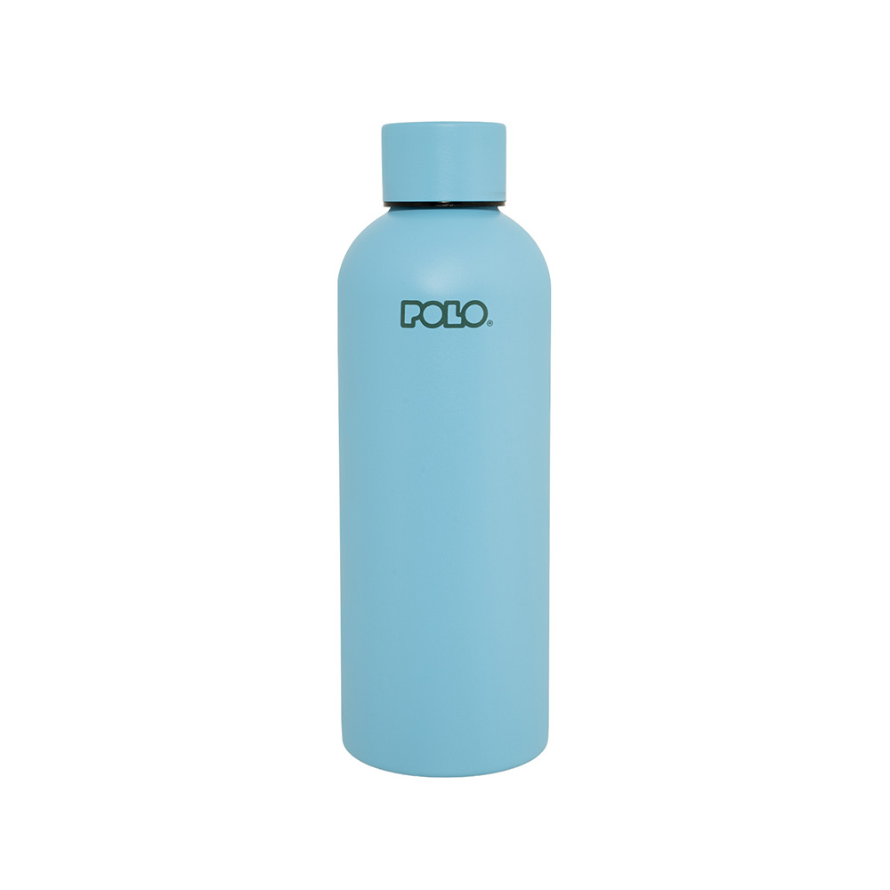Ανοξείδωτο Μπουκάλι Θερμός Stainless Steel Soild Μπλέ 500ml 9-49-034-5300 Polo - 116181