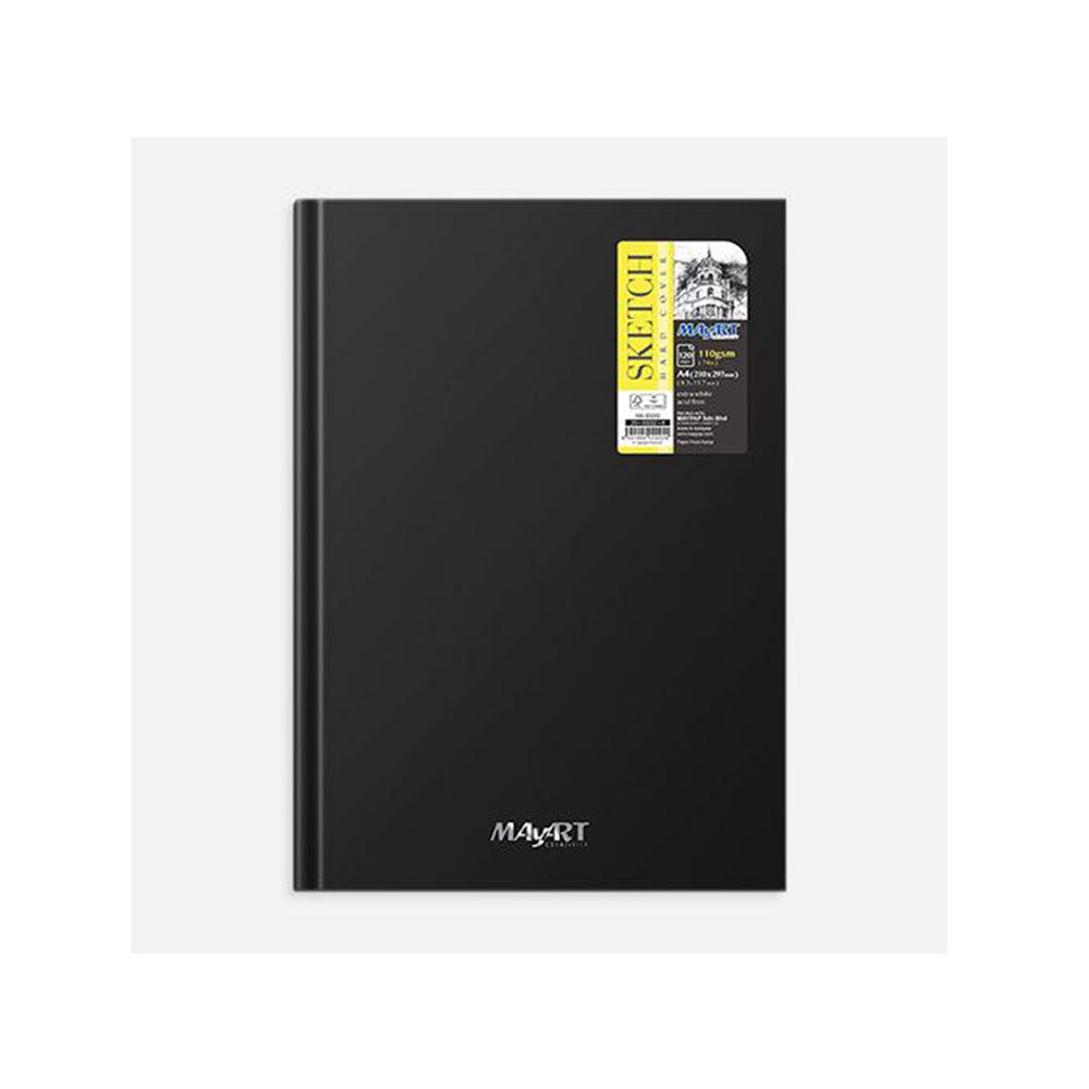 Sketch Book A4 110Gsm Cellylose HC 120 Pages MA00002 Mayart - 1