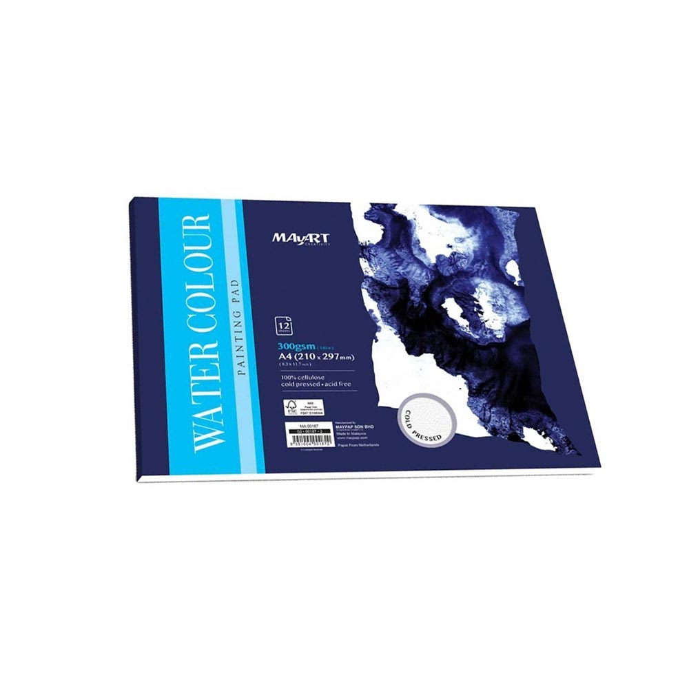 Watercolour Pad A4 300Gsm Cellulose CP MA00187 Mayart - 120792